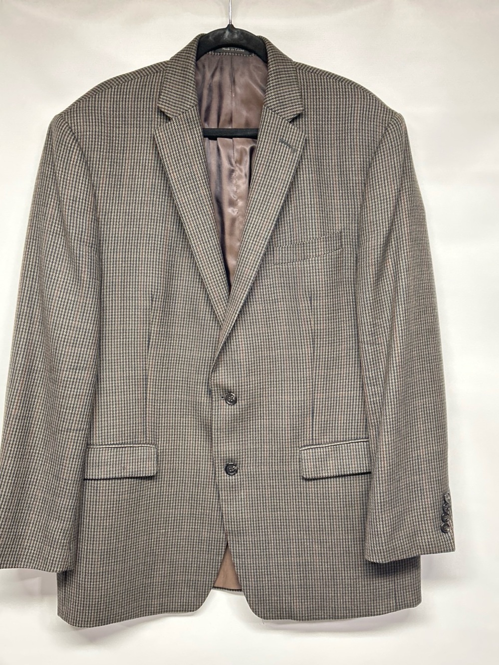 Ralph Lauren Men's Brown Houndstooth Sport Coat